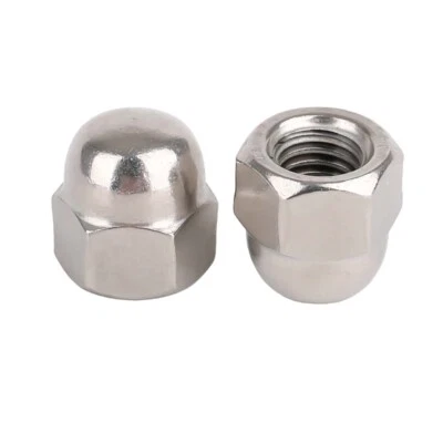 Hutmutter Edelstahl A2 A4 V2A DIN 1587 M3 M4 M5 M6 M8 M10 M12 M14 M16 M18 - M24 - Bild 1 von 4