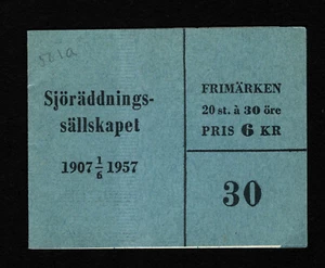 OPC 1957 Suecia Folleto Completo de 20 Sc#501a Estampillada sin montar o nunca montada 37555 - Imagen 1 de 1