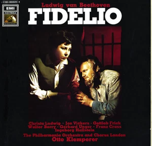 3LP Box EMI Gold Label BEETHOVEN Fidelio LUDWIG VICKERS FRICK BERRY KLEMPERER NM - Picture 1 of 3