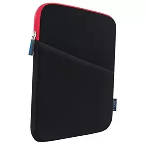 iPad Mini Sleeve, iPad Mini 7 Case, Shockproof Tablet Sleeve Case Black/Red - Picture 1 of 7