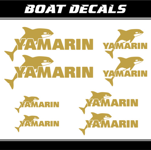 Yamarin Sticker 68DC sport fishing båt Klistremerker set   vinyl ORACAL