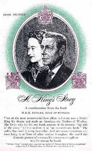 EDWARD IL DUCA E LA DUCHESSA DI WINDSOR 1951 CARATTERISTICA: A KING'S STORY del DUCA - Foto 1 di 1