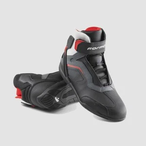 Forma Stinger Evo Flow Black/White/Grey Motorcycle Boots - Picture 1 of 5