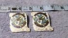 Anchorage Fur Rondy Rendezvous Pin 1977 Forget Me Not Alaska Pin His Hers Lot 2