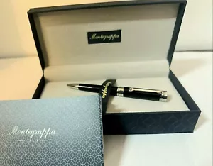 Montegrappa Parola Slim Schwarz Kugelschreiber - ISWSTBAB + Echtheitszertifikat - Bild 1 von 10