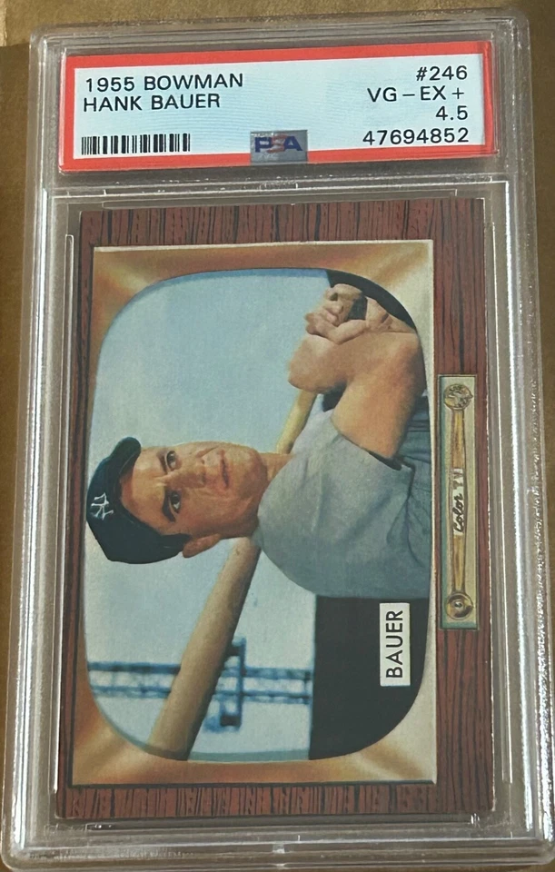 Bowman Hank Bauer 1955 PSA 4,5 Foto 1 de 1