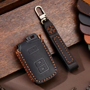 Leather Smart Car Key Cover Case Fob Holder for Toyota 4 Runner Tundra Tacoma` - Bild 1 von 11