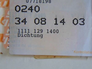 Original Stihl Dichtung 1111 129 1400 - Bild 1 von 3