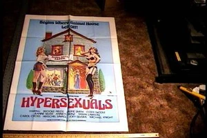 HYPERSEXUALS ORIG MOVIE POSTER SEXPLOITATION CODY NICOLE - Picture 1 of 1