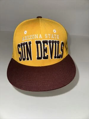 Vintage Zephyr NCAA Arizona State Sun Devils Embroidered Snapback Hat Cap - Image 1 of 4