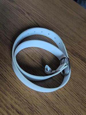 Gürtel Weiß Gesamtlänge 90,5 cm - Bild 1 von 2