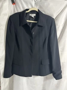Blazer chaqueta negra de vestir Alfani para mujer talla 16 - Imagen 1 de 7