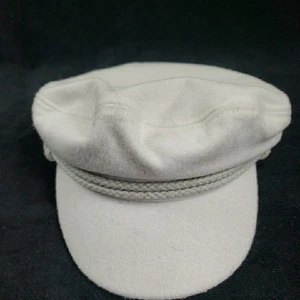 Sombrero Brixton violinista unisex 7 (56 cm) pequeño blanco fieltro como tela mezcla de lana - Imagen 1 de 12