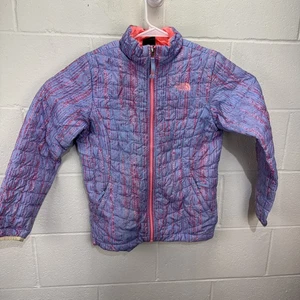 North Face Mädchen Thermoball durchgehender Reißverschluss Jacke Mädchen Große 14/16 NF00CSG4 L lila - Bild 1 von 24