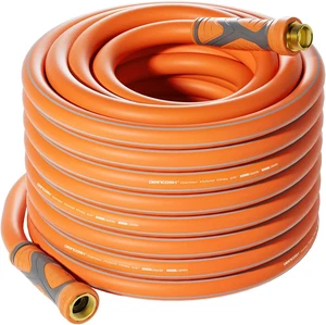 Garden Water Hose Heavy Duty Flexible 75 Ftx5/8" Foot Lightweight Swivel Hle - Picture 1 of 12