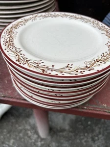 The Country House Collection PRIM BURGUNDY PIP BERRY VITE 8" INSALATA SET DI 11 - Foto 1 di 4