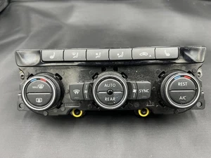 VW T6 TRANSPORTER CARAVELLE AIR CON HEATER DISPLAY CONTROL PANEL 7E0907040AB - Picture 1 of 3