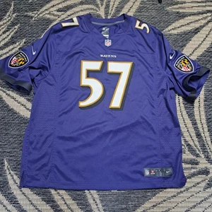 Nike Baltimore Ravens #57 CJ Mosley On Field Trikot Herren 3xL NFL Stiched - Bild 1 von 10