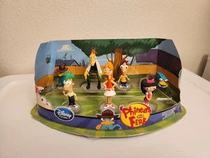 Disney Store Phineas und Ferb Figuren Sammelfigur Spielset 7er Set selten - Bild 1 von 9