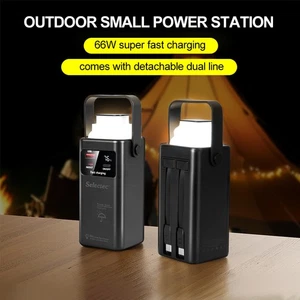 900000mAh Powerbank Fuente de alimentación Batería 66W PD USB Powerstation Camping - Imagen 1 de 24