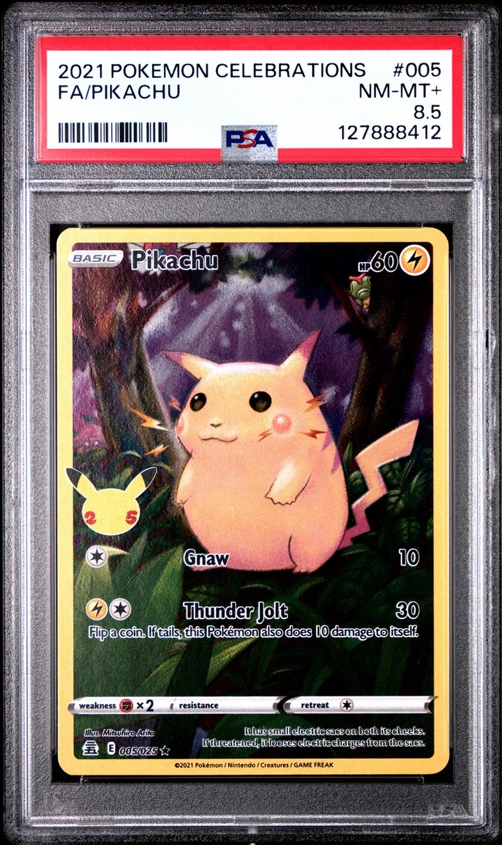 Pikachu Pokémon TCG Professional Sports Authenticator (PSA