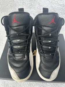 Nike Air Jordan 12 Retro Playoffs Boys Sz 3Y Athletic Shoe Sneakers 151186-006 - Picture 1 of 16