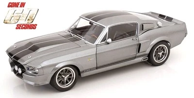 KK Scale 1:12 FORD MUSTANG SHELBY GT500 ELEANOR 1967 GREY "GONE IN 60 SECONDS" - Immagine 1 di 4