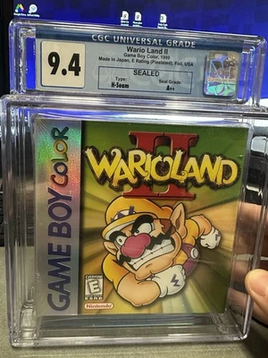 [CGC 9.4] Wario Land II (Game Boy Color Nintendo, 1999) **SEALED AND GRADED** - Image 1 of 4