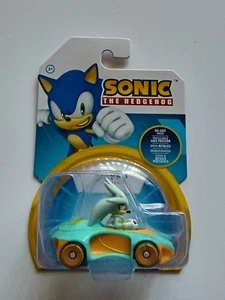 SILVER v2 Sonic the Hedgehog Race Team DieCast Vehicle Jakks Pacific - Picture 1 of 2