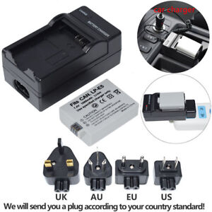 LP-E5 Battery +Charger for Canon EOS 450D 500D 1000D XS Rebel Xsi Kiss X3 X2 T1i