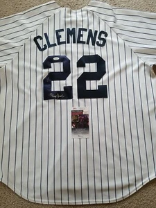 JSA Certified Autographed Roger Clemens NY Yankees Jersey Plus FREE Shipping!!! - Picture 1 of 13