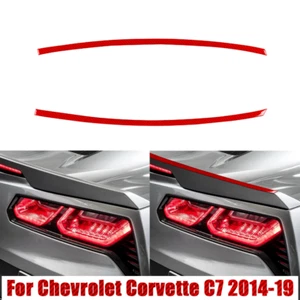 For Chevrolet Corvette C7 2014-19 Red Carbon Fiber  Trim - Bild 1 von 5