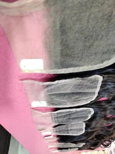 Beste Qualität Natur Gerade Transparent Schweizer Spitzenverschluss - Bild 1 von 5