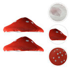 2pcs Mushroom Hat Adorable Costume Red Party Hats Kids Cosplay Decoration-IV