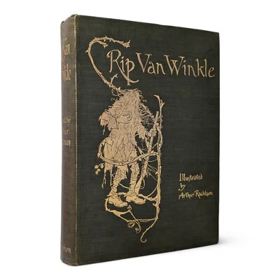 Rip van Winkle WASHINGTON IRVING Illustrated ARTHUR RACKHAM Heinemann 1908 Print Foto 1 de 4