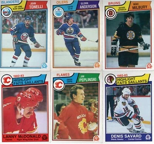 1983-84 O-PEE-CHEE SINGLES Numbered #7 - #200 ***HIGH GRAD CARDS*** YOU PICK*** - Picture 1 of 130