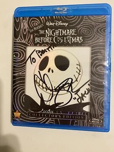 The Nightmare Before Christmas Blu-Ray DVD Signed By Chris Sarandon “Jack” - Picture 1 of 1