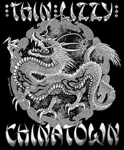 PÓSTER de Thin Lizzy CHINATOWN. Dragón. Impresión artística 8x11 de Jim FitzPatrick - Imagen 1 de 4
