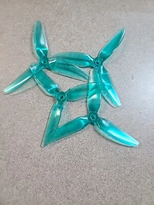 HQProp Durable Poly Carbonate 5x4.8x3V1S Light Turquoise, Set of 4 - Picture 1 of 1