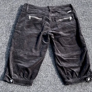 Unionbay Y2K Multi Zip Pockets Corduroy Pants Cropped Stretch Size 7 Grunge 29" - Picture 1 of 11