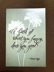 Renaissance Thinking of You Greeting Card "A little of what you fancy " (A33) - Picture 1 of 3