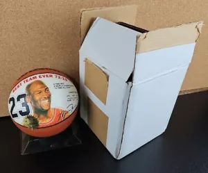 Michael Jordan Wilson Career Stat Mini Basketball #23 Chicago Bulls Original Box - Picture 1 of 6