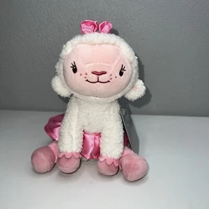 Disney Store Doc McStuffins Lambie Plush Toy 7"Lamb Lovey Pink Tutu Stuffed Toy - Picture 1 of 6