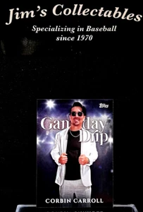 2025 Topps Series 1 Celebration - Corbin Carroll Gameday Drip #GD-23 D-Backs - Picture 1 of 2