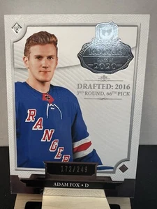 2019-20 Upper Deck The Cup Class of 2020 Adam Fox #2020-AF Rookie /249 Rangers - Picture 1 of 2