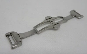 Parmigiani 11 mm Edelstahl Faltschließe Schließe OEM poliert für Armband - Bild 1 von 6