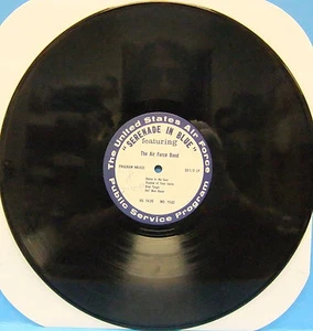 USAF Serenade In Blue The Air Force Band Program 833 & 834 1967 VG+ LP Vintage - Picture 1 of 3