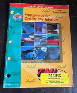 Quality VW Interiors Catalog TMI PRODUCTS Volkswagen upholstery seats carpet car - Picture 1 of 5