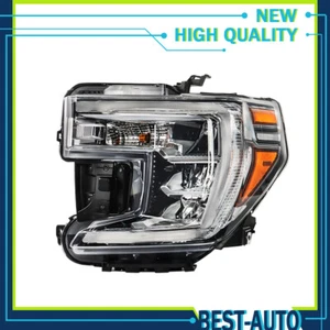Headlight Headlamp For GMC Sierra 1500 2019-2021 w/o LED Signal Driver LH Side - Picture 1 of 12