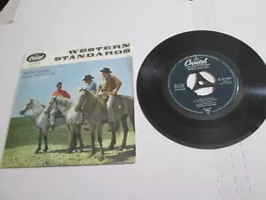 WESTERN STANDARDS 45 EP PS HANK THOMPSON FARON YOUNG GERMAN PRESS 1950S COUNTRY - Picture 1 of 5